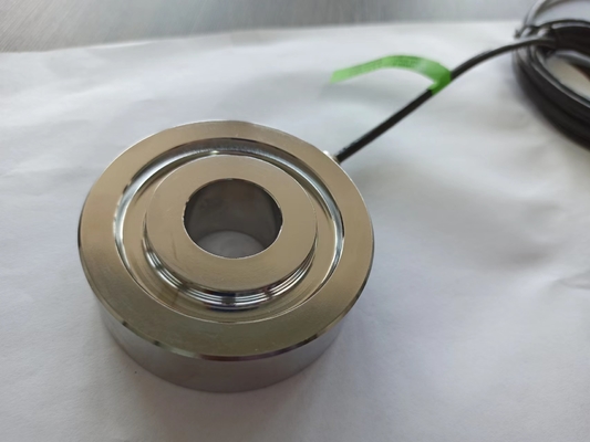 Stainless Steel 10-200kN Miniatur Force Sensor 1.5mV/V Sertifikat Lengkap