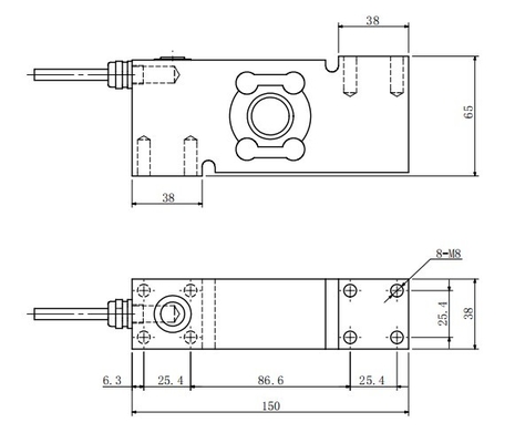 Stok Pabrik FA568 50kg 500kg 1000kg Stainless Steel Signle Point Load Cell Untuk Sensor Berat Skala Platform